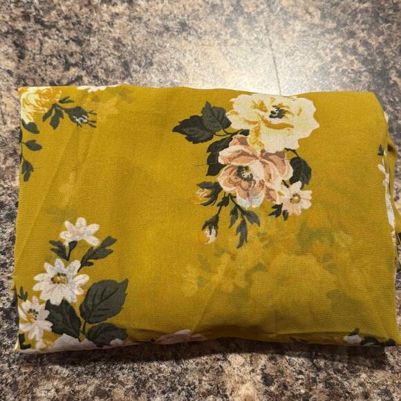 Torrid Kimono Boho Coastal Cottage Feminine Chiffon Floral Sheer Duster 00/0 M/L - Picture 8 of 9